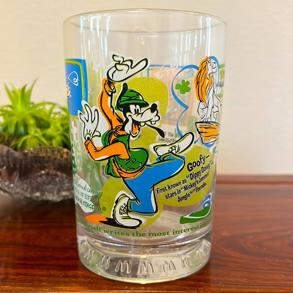 Collectible McDonald’s Walt Disney World 100 Years of Magic Glass Cup